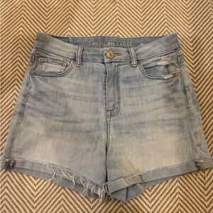 American Eagle Outfitters Faded Blue Jean Shorts